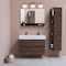 Designers Fountain Moon Breeze 24.75in 3-Light Brushed Gold Modern Indoor Vanity Light with Etched Glass Shades D251H-3B-BG - alternate 2